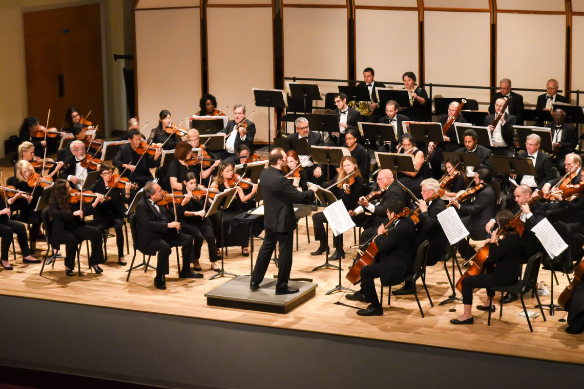 The Alhambra Orchestra presents a lively lineup of colorful symphonic pieces by Hispanic composers or inspired by Spanish culture at Miami-Dade County Auditorium on Sept. 24, 2022.