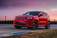 <p>The <strong>697bhp </strong>6.2-litre V8-powered Trackhawk went on sale in the UK in 2019, joining the ranks of the super-SUV, though in a lower-key way compared to rivals from Lamborghini and Aston Martin. There are <strong>61</strong> examples on the UK roads today.</p><p><strong>How to get one: </strong>Rarity and that enormous power output have led to sturdy residuals - <strong>£85,000 </strong>is the entry point.</p>