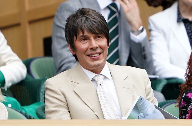 Brian Cox in the royal box