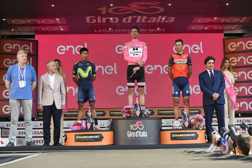 Giro 2017 podium final