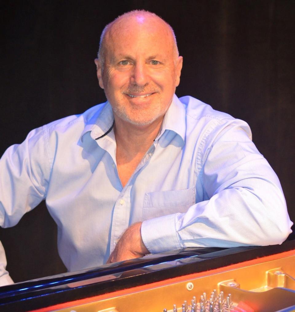 Phil Hinton (pictured here) will perform as part of a jazz trio tomorrow night at Delray Beach Playhouse for “Evening of Jazz.”