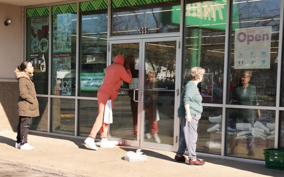 The Dollar Tree store is closed at 999 North Montello St. in Brockton on Wednesday, Feb. 1, 2023 following a fatal shooting the day before.