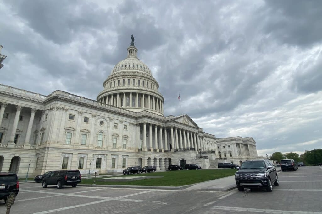 The U.S. Capitol in Washington, D.C., on April 18, 2024. (Jennifer Shutt/States Newsroom)