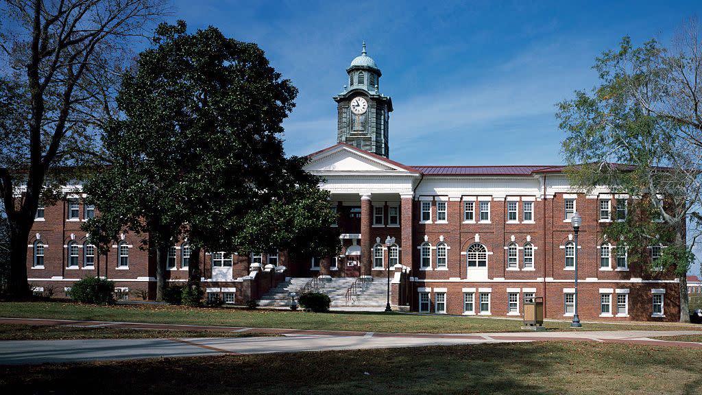 white hall at tuskegee university, tuskegee, alabama