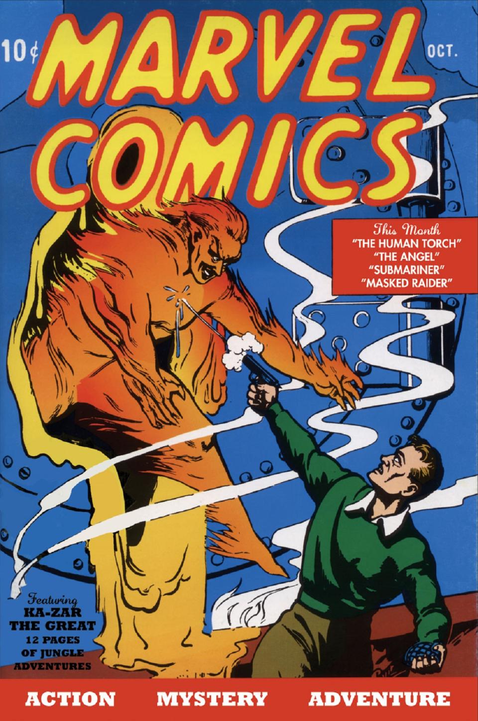 The first isue of Marvel Comics, which was also the very first appearance of Namor the Sub-Mariner.