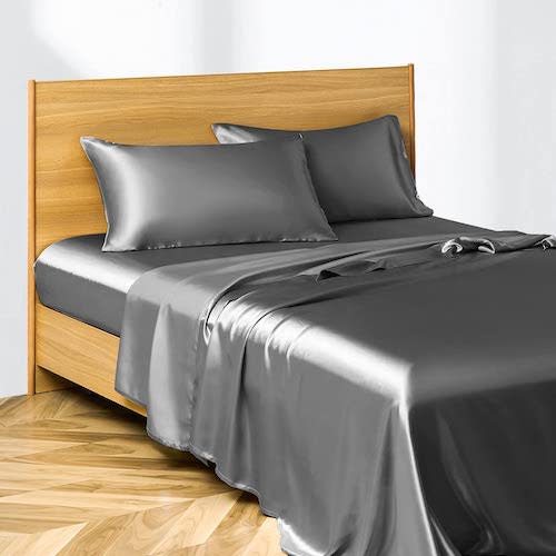 Candoury Satin Bed Sheets Set