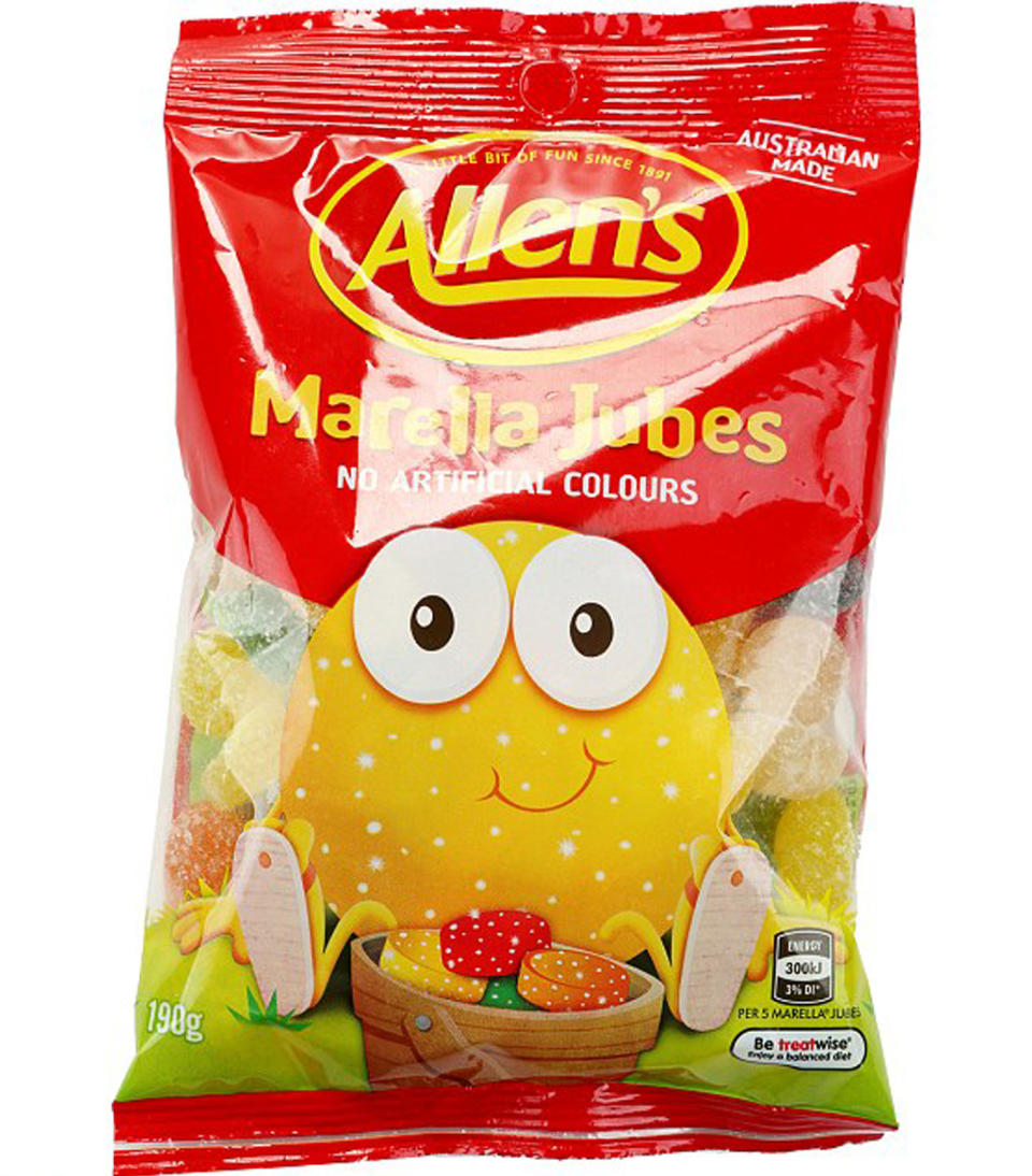 Allen's Lollies stop making Marella Jubes