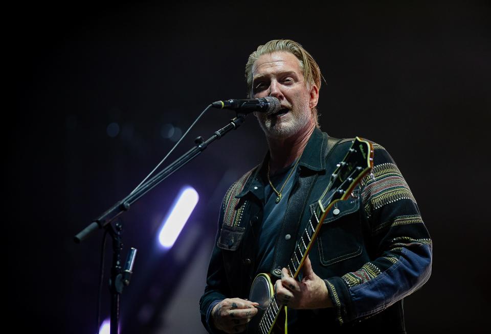 Queens of the Stone Age performed at the Louder Than Life music festival on Sunday, Sept. 24, 2023