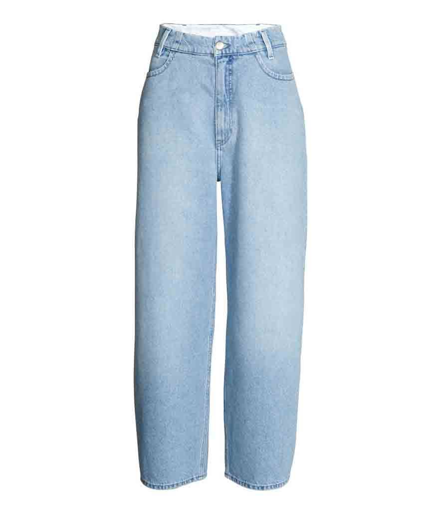 H&M Oversized High Jeans