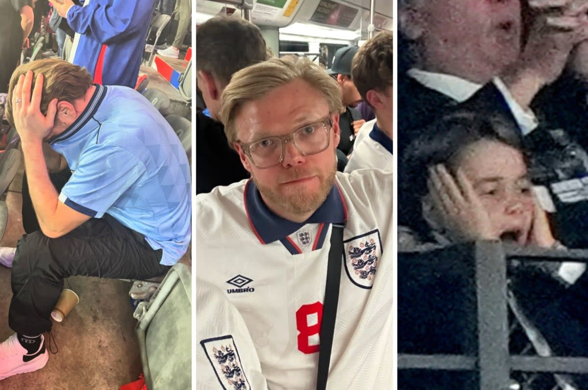 Olly Murs, Rob Beckett and Prince George were all in attendance at the game in Berlin (Instagram/OllyMurs/RobBeckettComic/PA Wire)