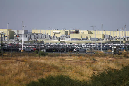 A view of the plant of General Motors in Silao, in Guanajuato state, Mexico, November 9, 2017. REUTERS/Edgard Garrido