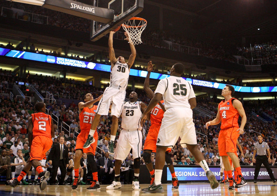 NCAA Basketball Tournament - Louisville v Michigan State