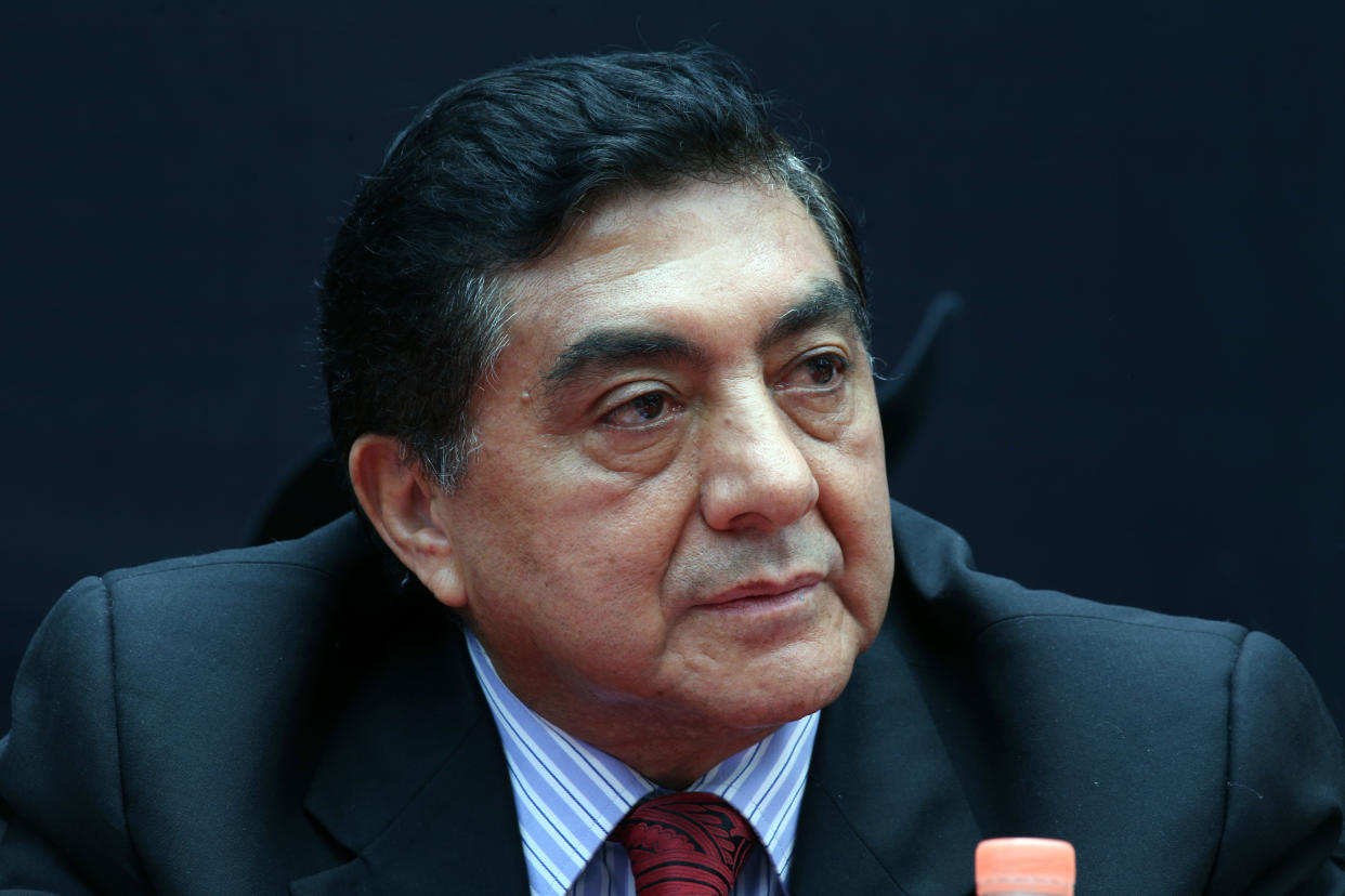 MEXICO CITY, MEXICO - AUGUST 18: Carlos Bonavides attends a press conference for the play "La Reina del Sur" at Concepcion Jalolpan on August 18, 2019 in Mexico City, Mexico. (Photo by Medios y Media/Getty Images)