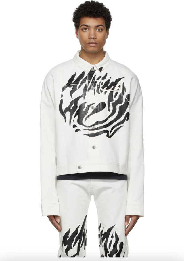 NIGO Casual Geometric Printed Pattern Collar Pullover Long Sleeve