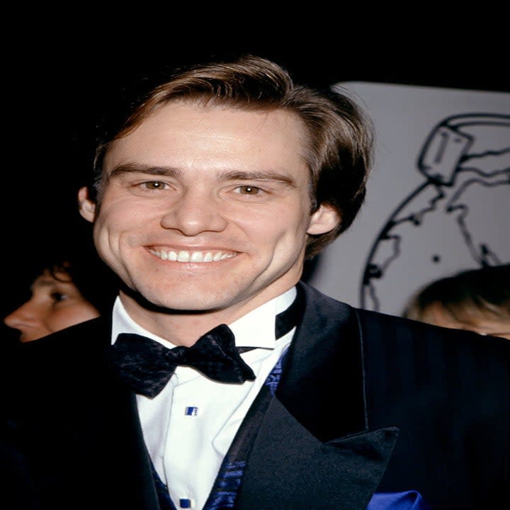 closeup of Jim Carrey