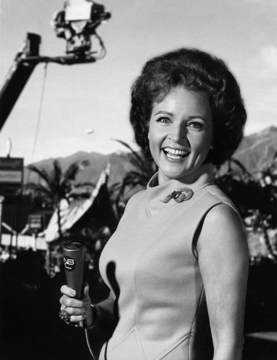 <p>Betty hosted the Tournament of Roses Parade in Pasadena. She was a sought-after host for events like these due to her charming wit and sparkling personality. </p>