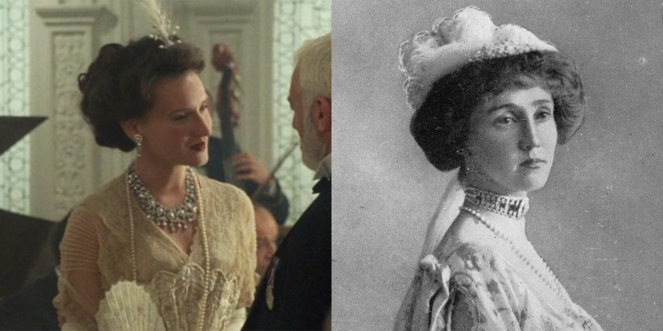 <p>Though she's barely in the movie, the Countess of Rothes, played by Rochelle Rose, was actually a heroine of the <em>Titanic </em>disaster. She helped steer her lifeboat away from the sinking ship and then to the rescue ship. She was also mentioned in <em>Downton Abbey</em> as being someone that the Crawleys had seen shortly before the sinking. (Remember? Matthew only inherited because some other Crawley relative died on the <em>Titanic</em>.) </p>