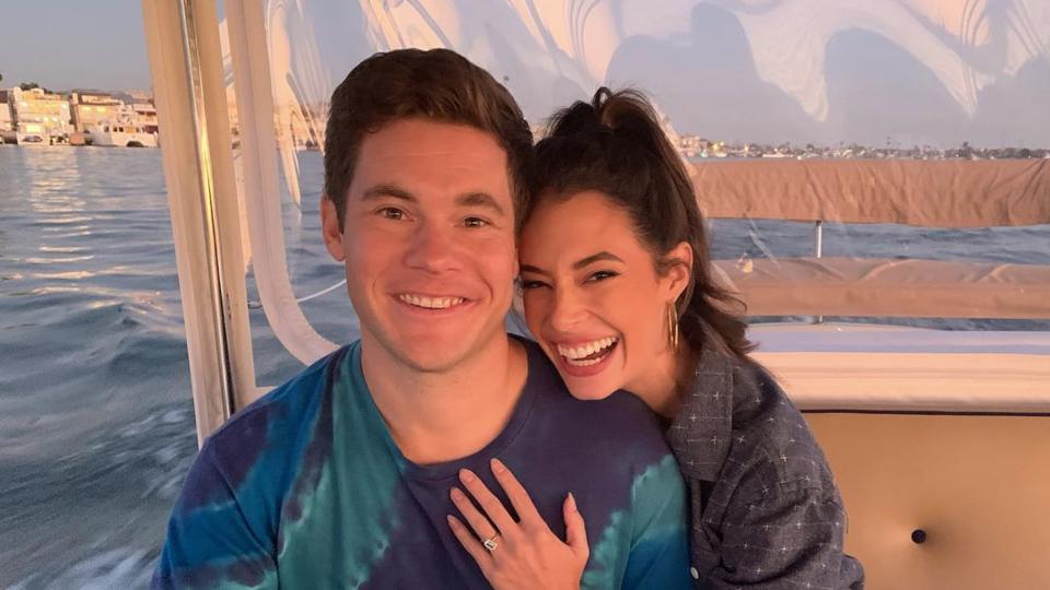 Adam Devine and Chloe Bridges