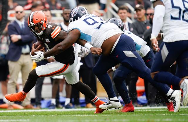 Browns rookie QB Thompson-Robinson has brutal NFL debut filling in for  injured Deshaun Watson