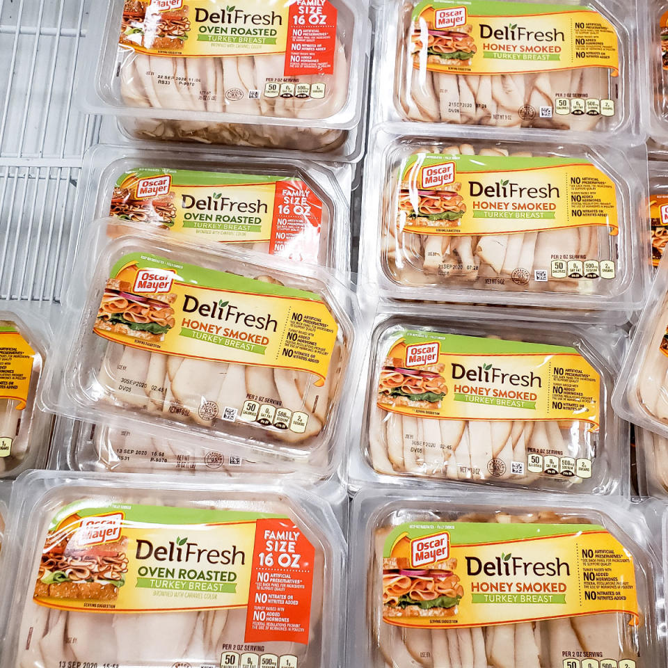 packaged deli meat