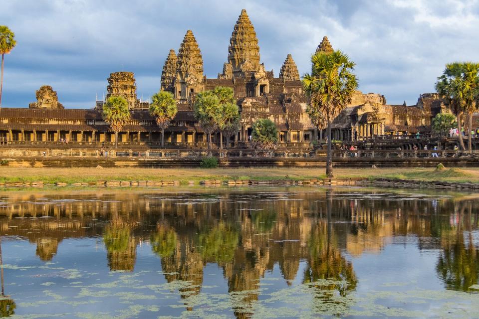 Angkor Wat temple at sunset, Siem Reap, Cambodia