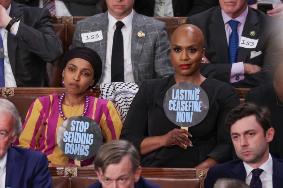 Hirsi is the daughter of Rep. Ilhan Omar (left). Getty Images