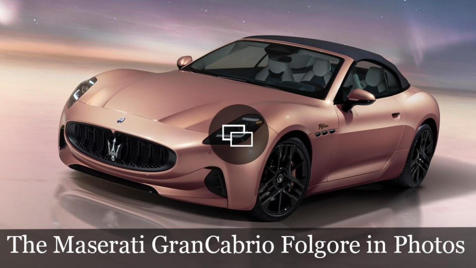 The Maserati GranCabrio Folgore in Photos