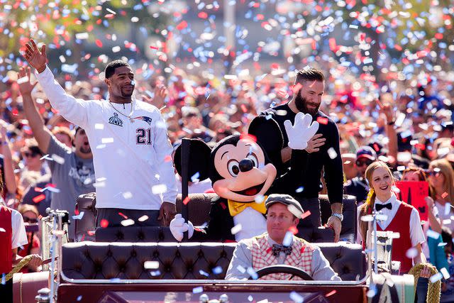 Paul Hiffmeyer/Disneyland via Getty Malcolm Butler & Julian Edelman