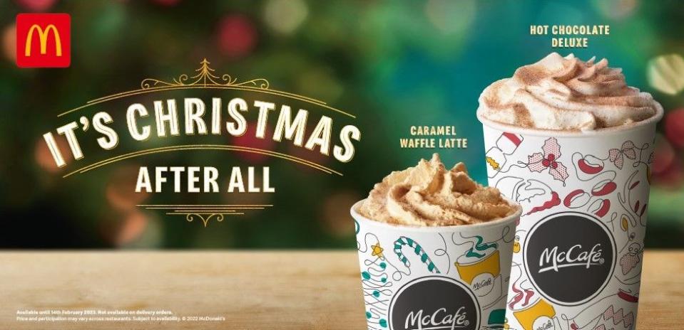 mcdonald's christmas drinks