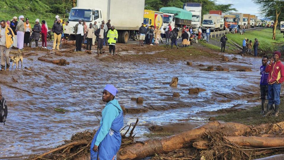 Burst dam in Kenya