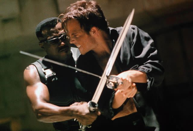 New Line/Kobal/Shutterstock Wesley Snipes and Stephen Dorff in <i>Blade</i>, 1998