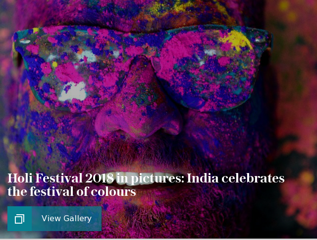 Holi Festival 2018 in pictures: India celebrates the festival of colours