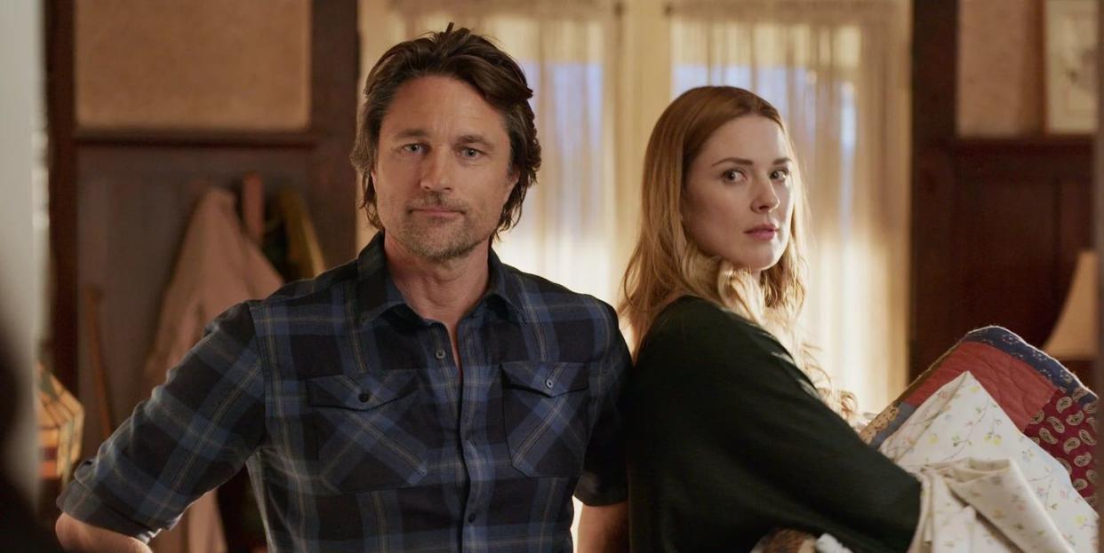 virgin river's jack and mel, played by martin henderson and alexandra breckenridge
