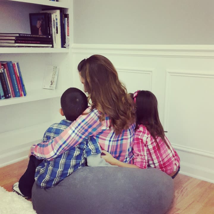 Eden Strong and her children.