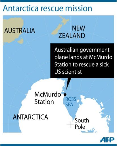 McMurdo Station, on the southern tip of Ross Island, is some 3,864 kilometres (2,415 miles) south of Christchurch. It has landing strips on both the sea ice and shelf ice, which are used at different times of the year