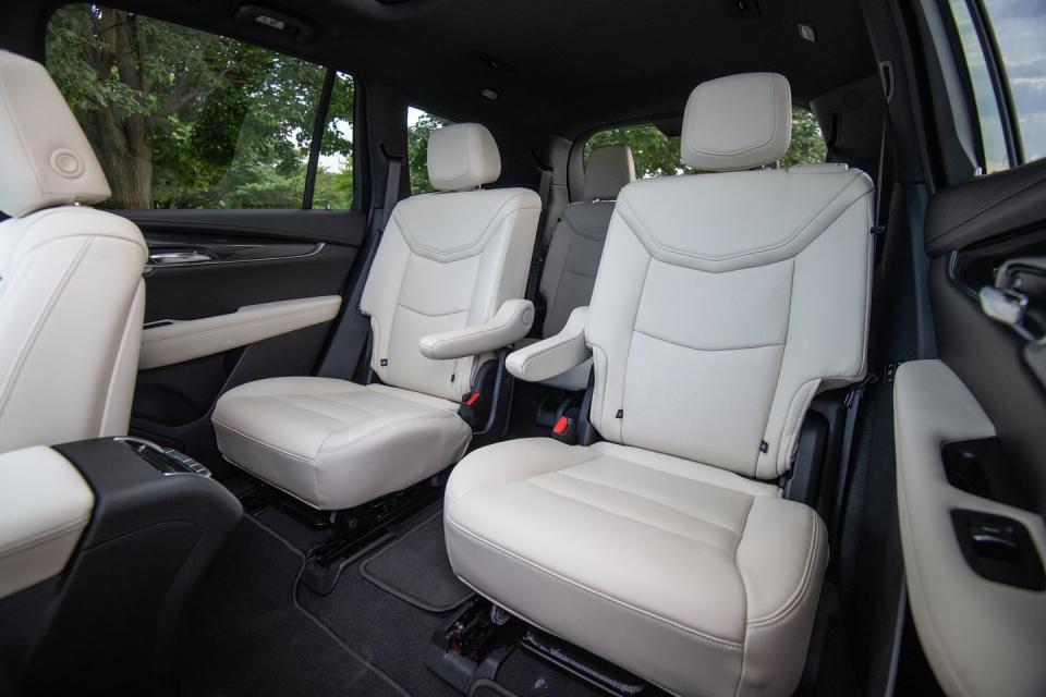 <p>The second-row comes standard with a three-person bench, while a pair of individual bucket seats is a stand-alone option.</p>