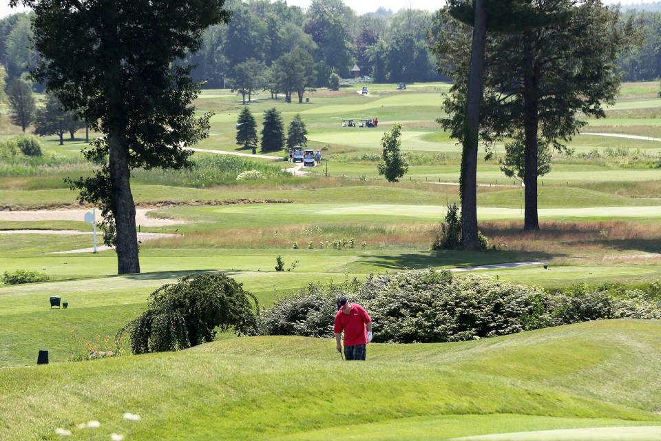 Pease Golf Course pro Mike Jerram says record numbers of golfers have been hitting the 27-hole course since the COVID-19 pandemic began.
