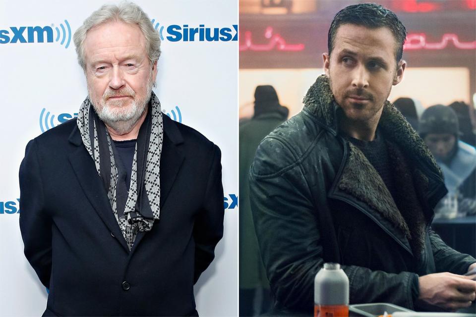 Ridley Scott; Ryan Gosling in 'Blade Runner 2049'