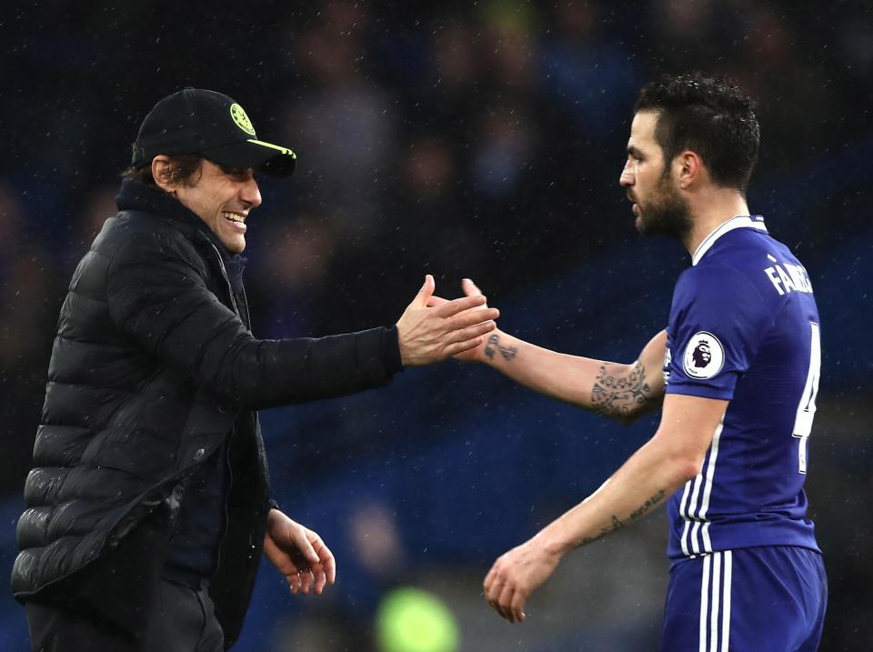 Conte was delighted with Fabregas's performance (Getty Images)