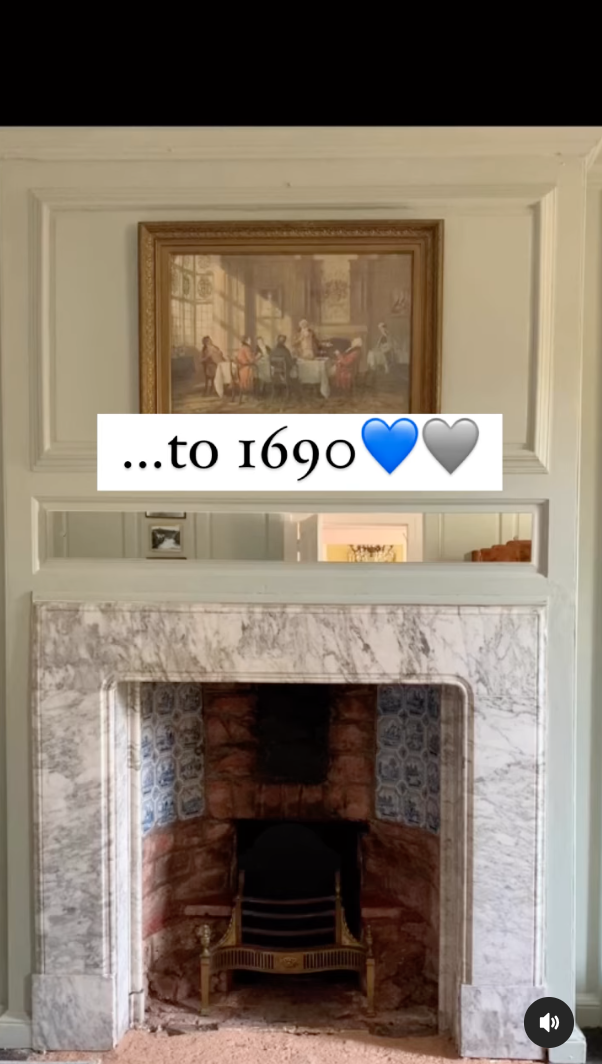 delft fireplace