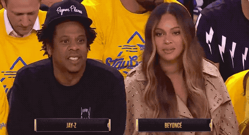 Viral moment between Beyonce and Jay Z at NBA finals 