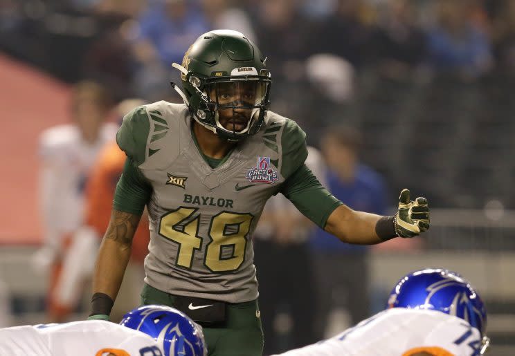 Travon Blanchard was Baylor’s fourth-leading tackler in 2016. (AP Photo/Rick Scuteri)