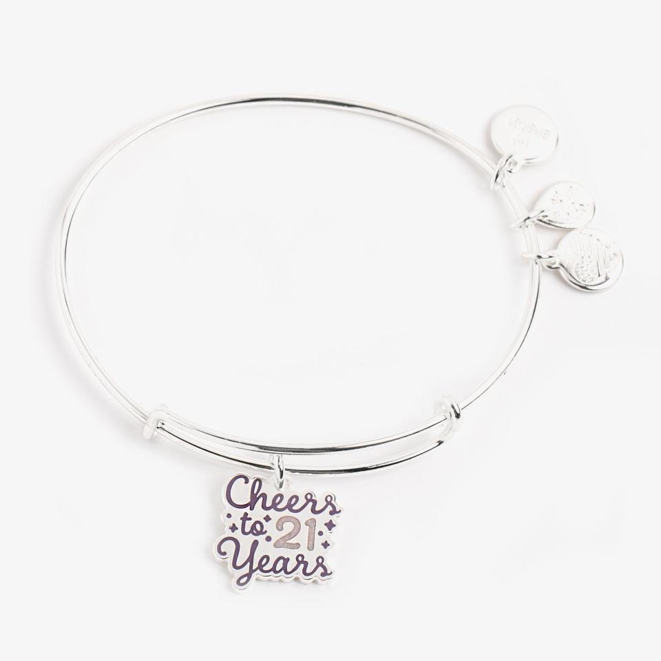 10) 'Cheers to 21 Years' Charm Bangle