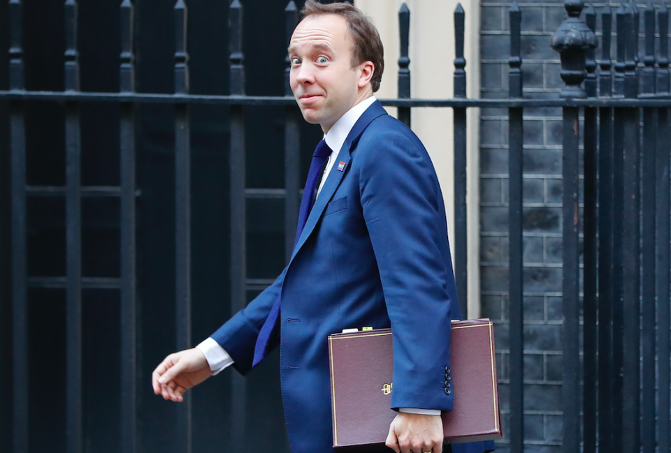 <em>Health Secretary Matt Hancock reportedly said he could not guarantee people wouldn’t die under a no-deal Brexit (Getty)</em>