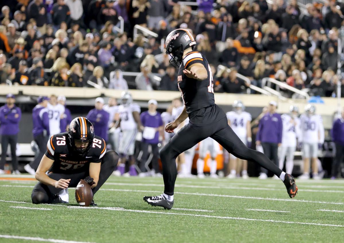 Alex Hale ties an Oklahoma State football record & more key stats from