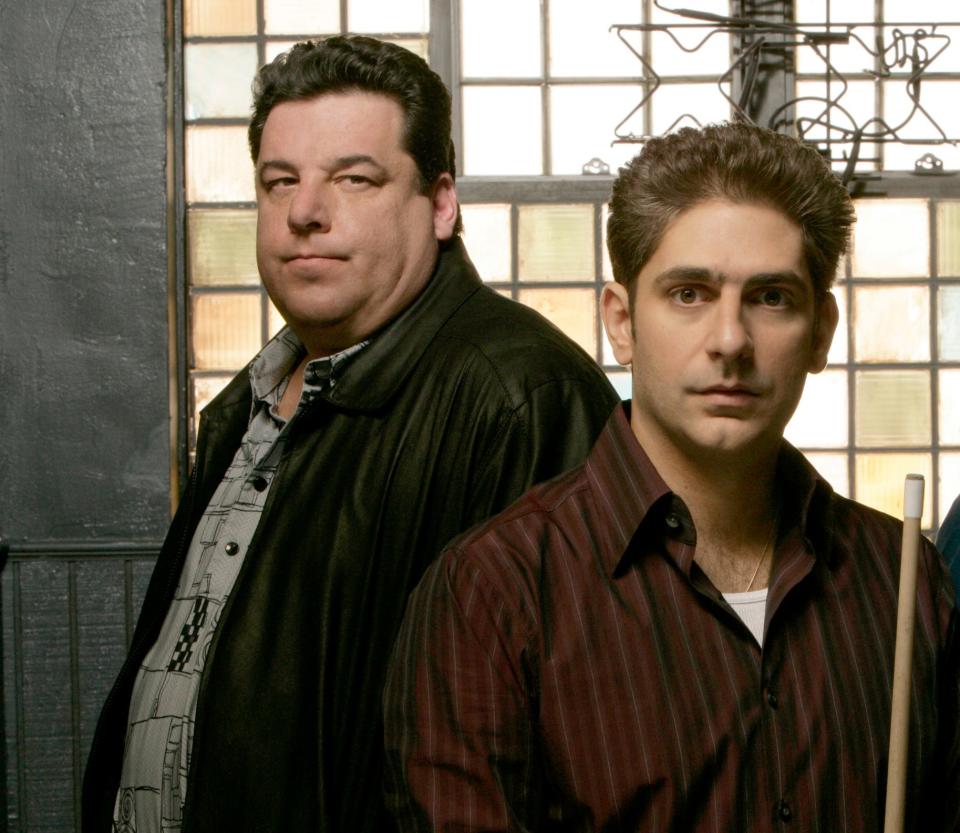 A photo from the 2006 season of "The Sopranos" with stars Steven  Schirripa and Michael Imperioli. The two will be in Rhode Island for a "A Night with the Sopranos."