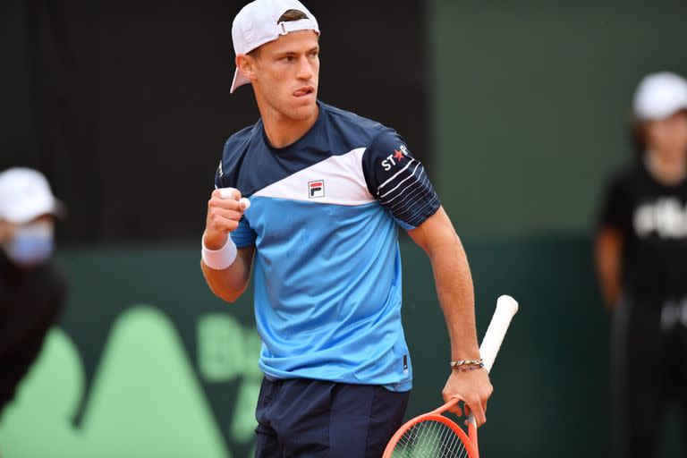 Diego Schwartzman, con otra concentración