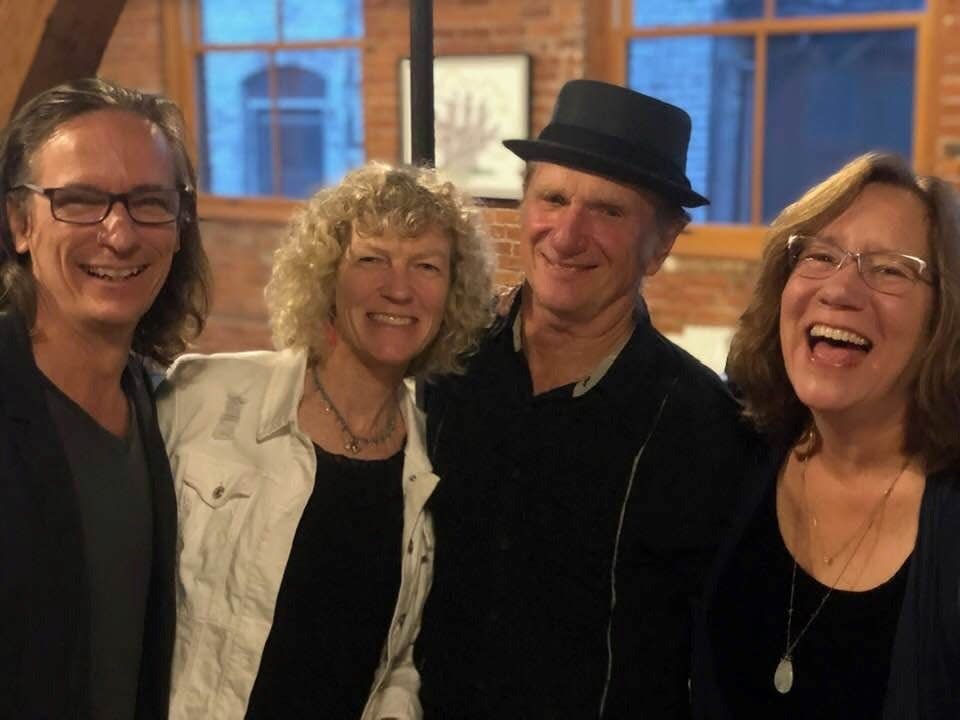 From left: Steve Murphy (guitar), Cosy Sheridan, Charlie Koch (bass), Sloan Wainwright