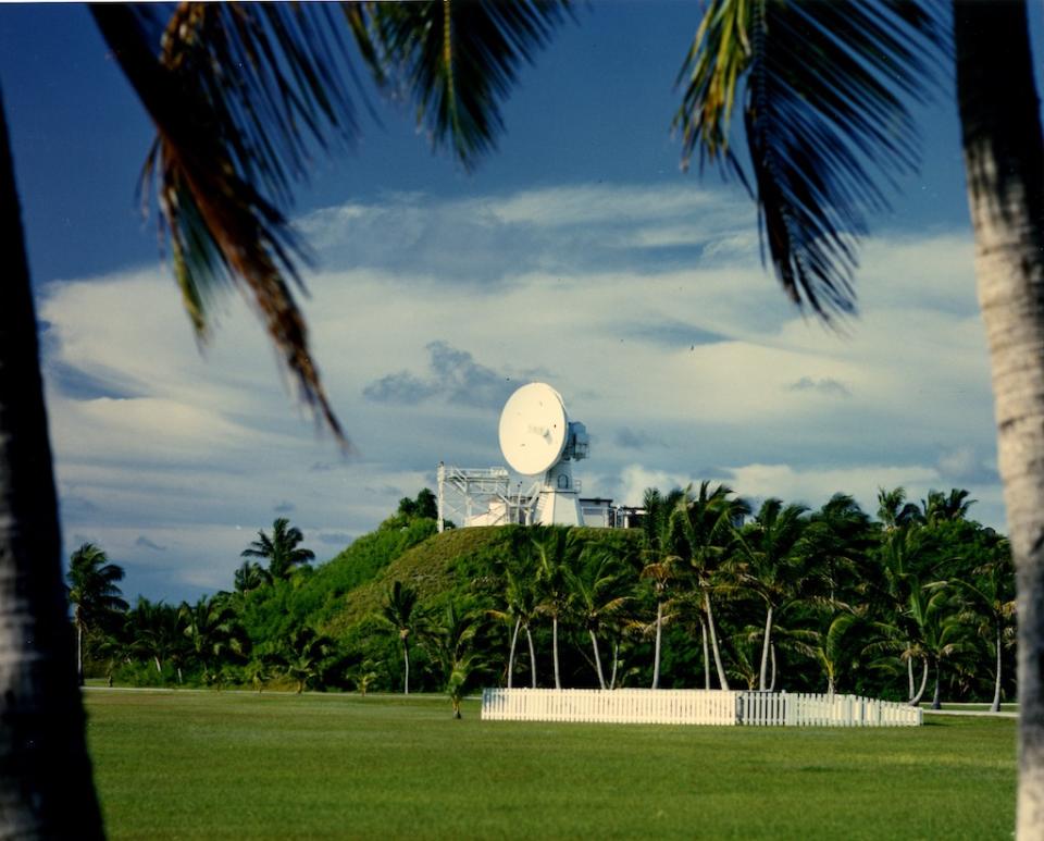 美軍在馬紹爾群島國所屬瓜加林環礁（Kwajalein）的雷達站（圖／US Army）