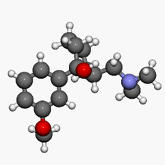 <span class="caption">Tramadol.</span> <span class="attribution"><a class="link " href="https://commons.wikimedia.org/wiki/Category:Tramadol#/media/File:S-tramadol3Dan2.gif" rel="nofollow noopener" target="_blank" data-ylk="slk:Fuse809 via Wikimedia Commons;elm:context_link;itc:0;sec:content-canvas">Fuse809 via Wikimedia Commons</a></span>